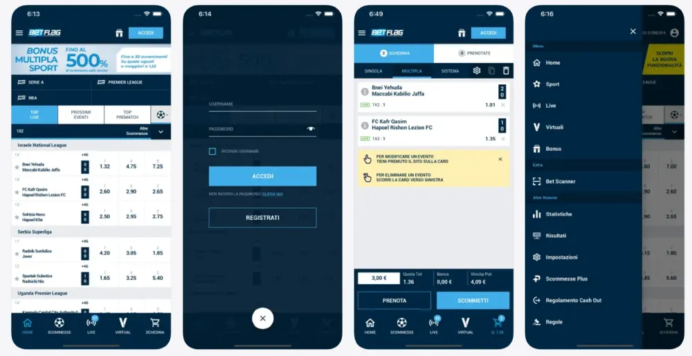 App Betflag scommesse